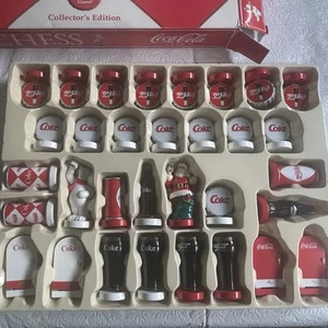 Coca-Cola Chess Collectors Edition Classic Chess Gaming Soda Vintage Check Drinks - Bild 1 von 10