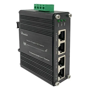PoE+Inyector Gigabit Industrial Endurecido de 2 Puertos 30W Máx. por Puerto 12~48VDC Potencia - Imagen 1 de 10
