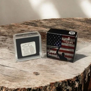 Patriotischer "From My Cold Dead Hands" .999 Silberbarren | 5 Gramm | versiegelt Neu in OVP - Bild 1 von 3