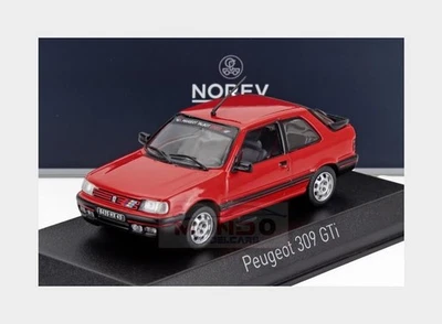 1:43 NOREV Peugeot 309 Gti Pts Deco 1987 Red NV473911 - Immagine 1 di 2