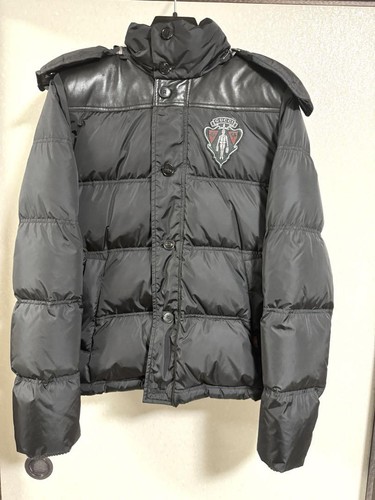 Piumino Gucci nero taglia 44 usatoo ottimoto cappott est conpuccio cappuccioe