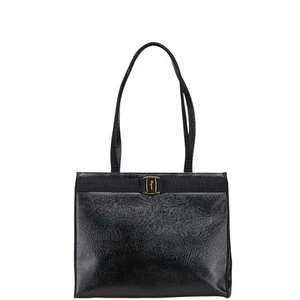 Salvatore Ferragamo Vara ribbon embossed Tote Bag AU-21/25 30 Women 【Used】 - Picture 1 of 13