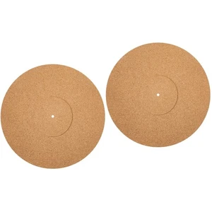 Tocadiscos de corcho de 2 unidades para discos de vinilo cojines - Imagen 1 de 12