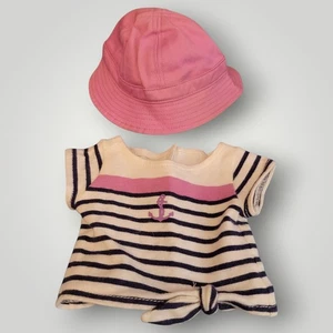 Conjunto de muñeca American Girl My Life On The Water camisa y sombrero de repuesto - Imagen 1 de 8