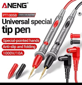 Aneng🇬🇧P1005B Multimeter Test Leads Electrical Probe 10A 1000V - Picture 1 of 6
