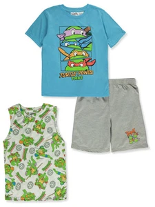 Teenage Mutant Ninja Turtles Boys' 3-Piece Cowabunga Shorts Set Outfit Color: - Picture 1 of 1
