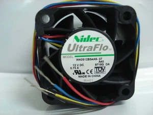 1pcs NIDEC W40S12BS4A5-07 4028 12V 0.73A 4CM 4-wire PWM ball fan - Picture 1 of 3
