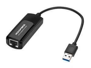 Monoprice USB 3.0 to Gigabit Ethernet Adapter | 1000Mbps Gigabit Ethernet Speeds - Picture 1 of 6
