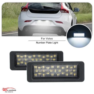 Luz de matrícula/etiqueta LED blanca completa 6500K 2 piezas para Volvo C30 2007-2013 - Imagen 1 de 12