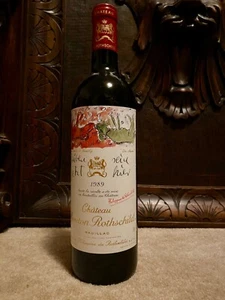 1989 CHATEAU MOUTON ROTHSCHILD Baron Philippine de Rothschild Rotwein - Bild 1 von 4