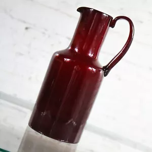Venini Murano Brotcher Cocktail Firmato Rosso - Foto 1 di 12