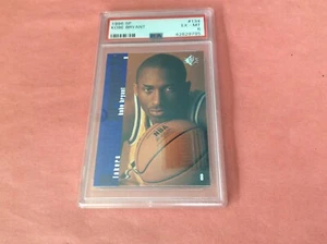 1996 SP UD #134 Los Angeles Lakers Kobe Bryant Rookie PSA 6 EX-MT - Picture 1 of 2