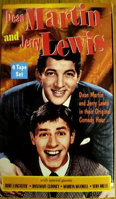 Dean Martin and  Jerry Lewis - 4 Pack (VHS, 2001, 4-Tape Set) Tapes Are Sealed Foto 1 de 4