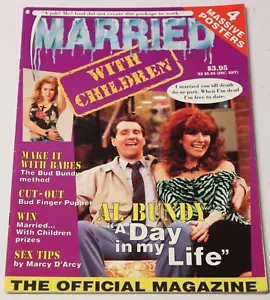 1993 Married With Children Magazine With Posters - Picture 1 of 7