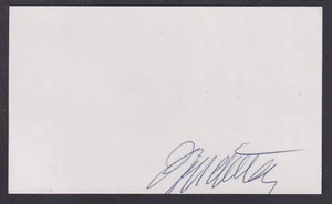 Simon Wiesenthal, Holocaust Survivor, Nazi Hunter, Author, signed 3x5 card - Picture 1 of 1
