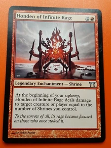 1x HONDEN OF INFINITE RAGE - Kamigawa - MTG - Magic the Gathering - NM - Picture 1 of 1