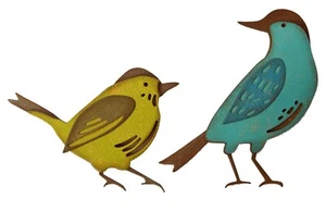 New Retired Sizzix Thinlits Feathered Friends 6pc #664433 Retail $15.99 T Holtz - Picture 1 of 10