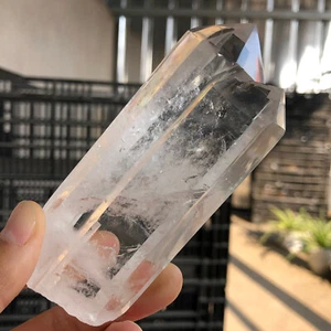 234g Natural white transparent Clear Quartz Crystal Cluster Mineral Healing C263 - Picture 1 of 17