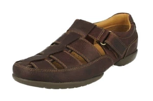 SANDALIA HOMBRE CLARKS RECLINABLE PUNTA CERRADA ABIERTA - Imagen 1 de 10