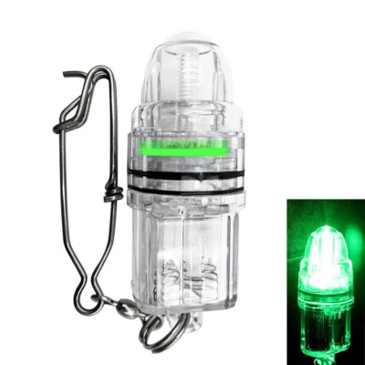 Luz de Caída Profunda LED Luz de Pesca Lámpara Atractiva para Peces Impermeable Verde Foto 1 de 4