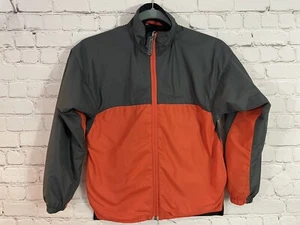 Marmot Kids Unisex Orange Full Zip Fleece Lined Windbreaker Jacket Size medium - Picture 1 of 13