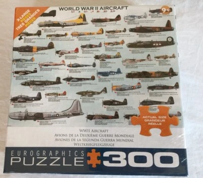 NWT World War II Aircraft 300 Pc Jigsaw Puzzle Eurographics 19x26 USA Canada - Image 1 of 4
