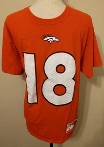 Denver Broncos Peyton Manning 18 T-Shirt Large (L/G) NFL Football Superbowl - Bild 1 von 4