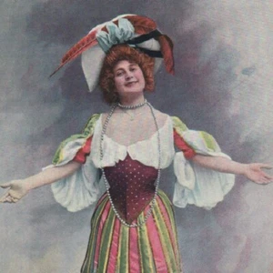 Mlle Jeanne Saulier - Cercle de la Rue Royale - Gravure de presse 1900 - Picture 1 of 2