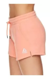 New Reebok Warmup Run Athletic Drawstring Shorts Peach Amber Women's Size XXXL. - Picture 1 of 6
