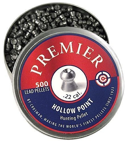 Crosman LHP22 .22 Caliber Hollow Point Pellets - 500 Ct