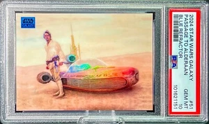 2024 Star Wars Galaxy Passage to Alderaan 51 Blue Refractor /150 PSA 10 GEM MINT - Bild 1 von 5