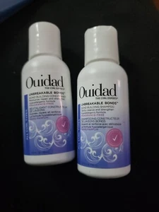 Ouidad Unbreakable Bonds Bond Building Shampoo Conditioner 2.5oz mini travel sz