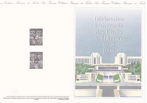 Document Philatélique 1er Jour : 52 1998 - Déclaration des Droits de l'Homme - Imagen 1 de 2
