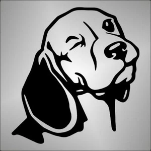 adesivo beagle pre-spaced sticker car decal aufkleber - Imagen 1 de 1