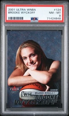 2001 Ultra WNBA Brooke Wyckoff Rookie PSA 8 Florida State Seminoles - Image 1 of 2