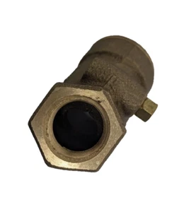 Nibco 3/4" FPT Brass Swing Check Y Valve 200 WOG 125 WSP - Picture 1 of 4