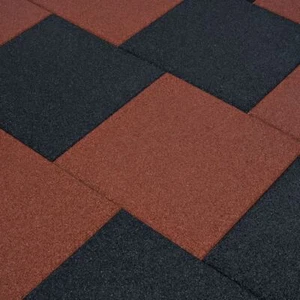 12 Pcs Impact Resistant Flooring Tiles Indoor Outdoor Fall Protection Rubber Mat - Picture 1 of 6