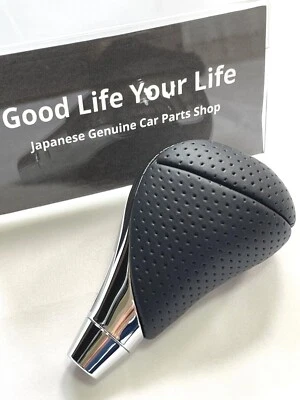 TOYOTA LEXUS Shift Knob LEATHER BLACK ISF CT200H IS250 IS350 RX300 OEM Genuine - Image 1 of 4