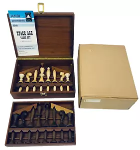 Vintage 1958 ANRI Universum Space Age Chess Set MCM Atomic by Arthur Elliott - Picture 1 of 23
