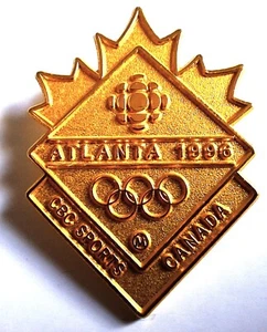 1996 ATLANTA Summer Olympics CBC TV SPORTS MEDIA PIN - Atlanta, Georgia, U.S.A. - Picture 1 of 3