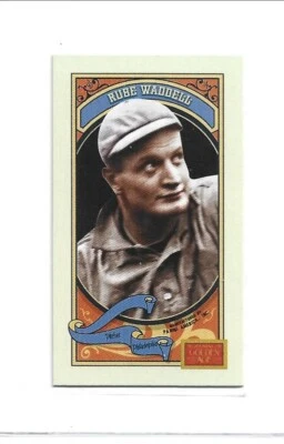 Rube Waddell 2014 Golden Age Mini Hindu Red Back #8 - Image 1 of 2
