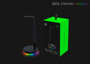 Supporto per cuffie Razer Base Station V2 Chroma: Chroma RGB nero - Foto 1 di 6