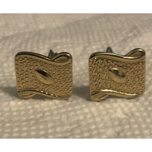 Gemelli vintage tono oro possibili calciatori marchio firmato vecchio denaro di classe - Foto 1 di 6