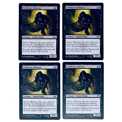 Magic the Gathering Syndicate Enforcer - Gatecrash Regular Common Card x4 - Image 1 of 4