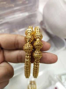 Indisch Schmuck Vergoldet Armreif Bollywood Ethnisch Goldener Party Wear - Bild 1 von 7