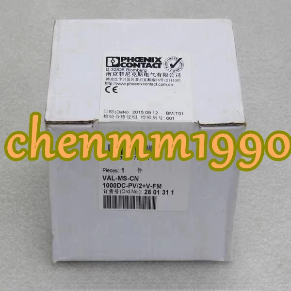1PC NEW Phoenix lightning Arrester VAL-MS-CN1000DC-PV/2+V-FM 2801311 #YY - Image 1 of 1