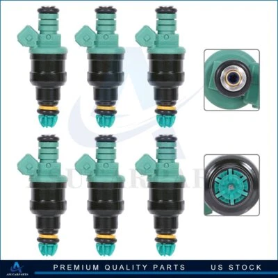 6 piezas inyectores de combustible para BMW 525i 323i 1991 1992 1993 1994 1995 2,5 L 0280150415 Foto 1 de 4