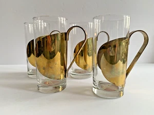 Set MCM/4 Occhiali Danesi Hot Toddy Manico Ottone Danimarca Scanmalay Vintage - Foto 1 di 11