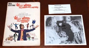 Willy Wonka and The Chocolate Factory Music Book 1971 & Peter Ostrum Autograph - Picture 1 of 15
