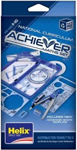 Helix National Curriculum Achiever Matematica Set - Kit Completo Geometria Scuola - Foto 1 di 1